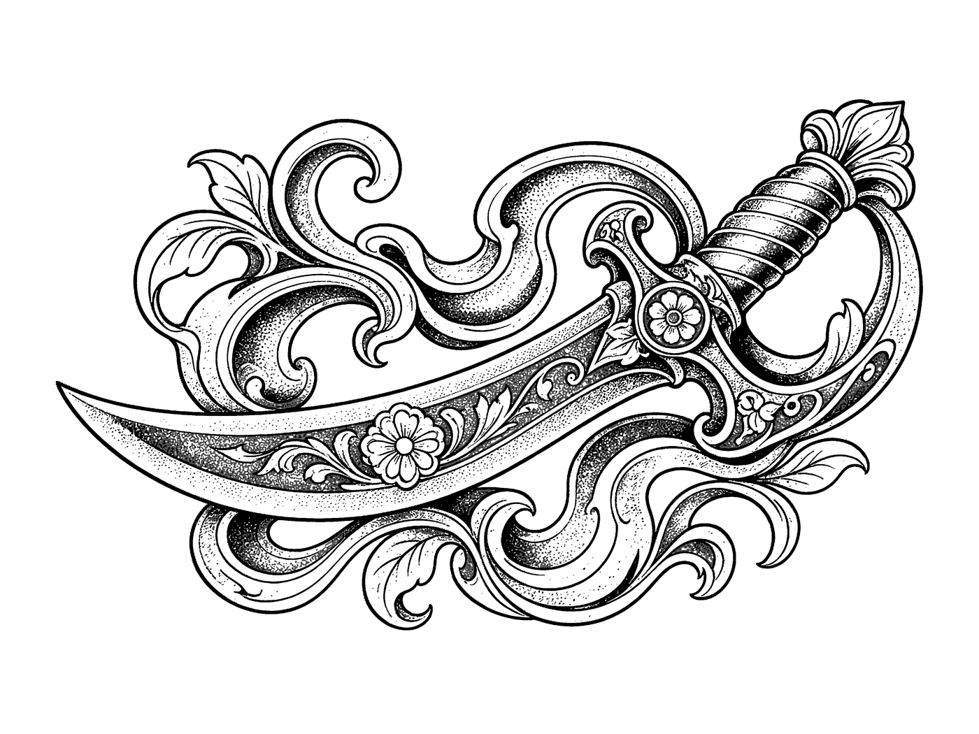 Cutlass stencil in Retouch Studio